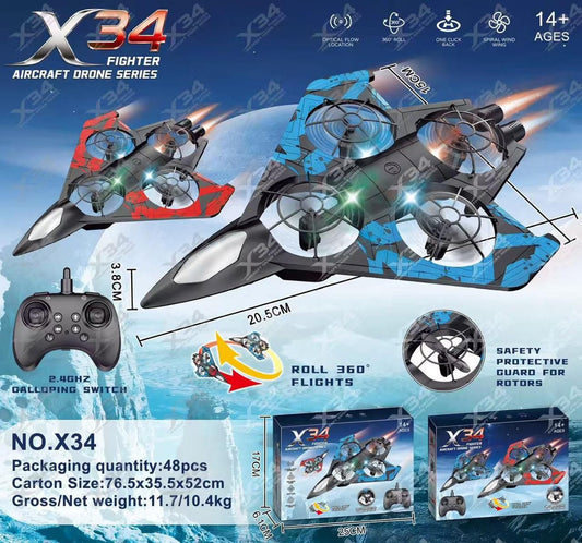 X-34 FIGHTER AIRCRAFT DRONE