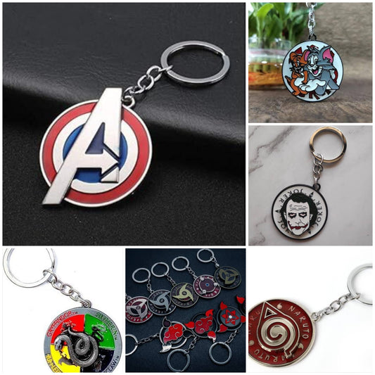 REVOLVING METAL KEYCHAIN