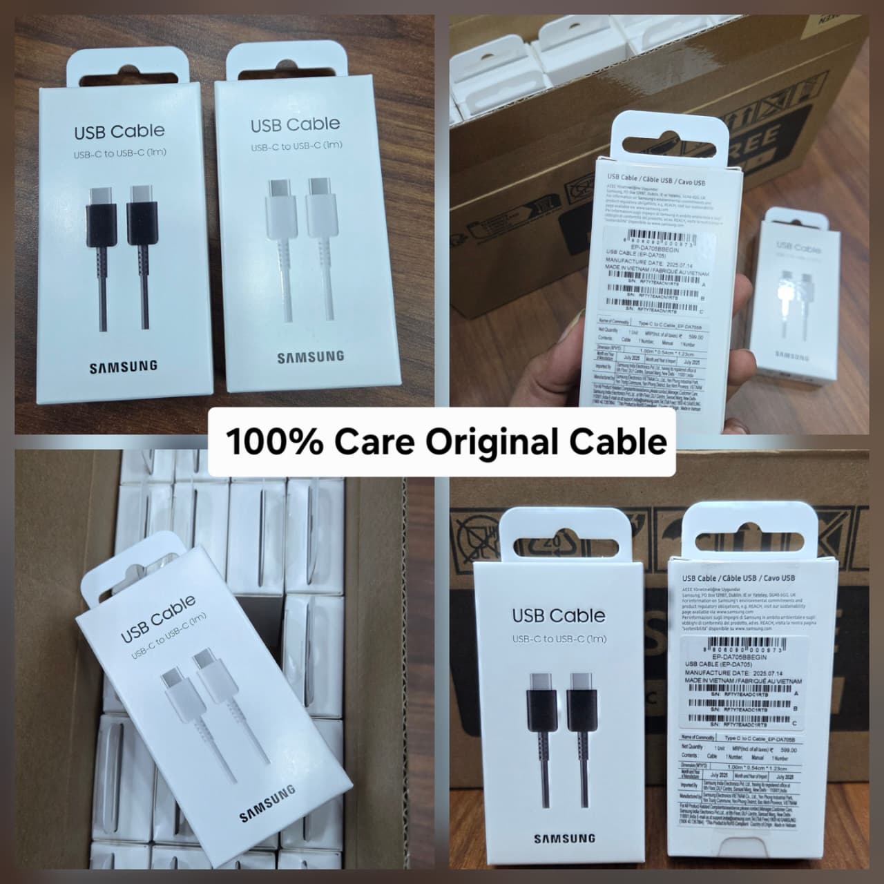 SAMSUNG ORIGINAL TYPE C-C CABLE